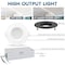 Luxrite 3 Inch LED Recessed Downlight 5CCT 2700K-5000K 10W 800LM Dimmable Wet Rated IC Rated Black LR22630 LR22650-1PK - alternate 8